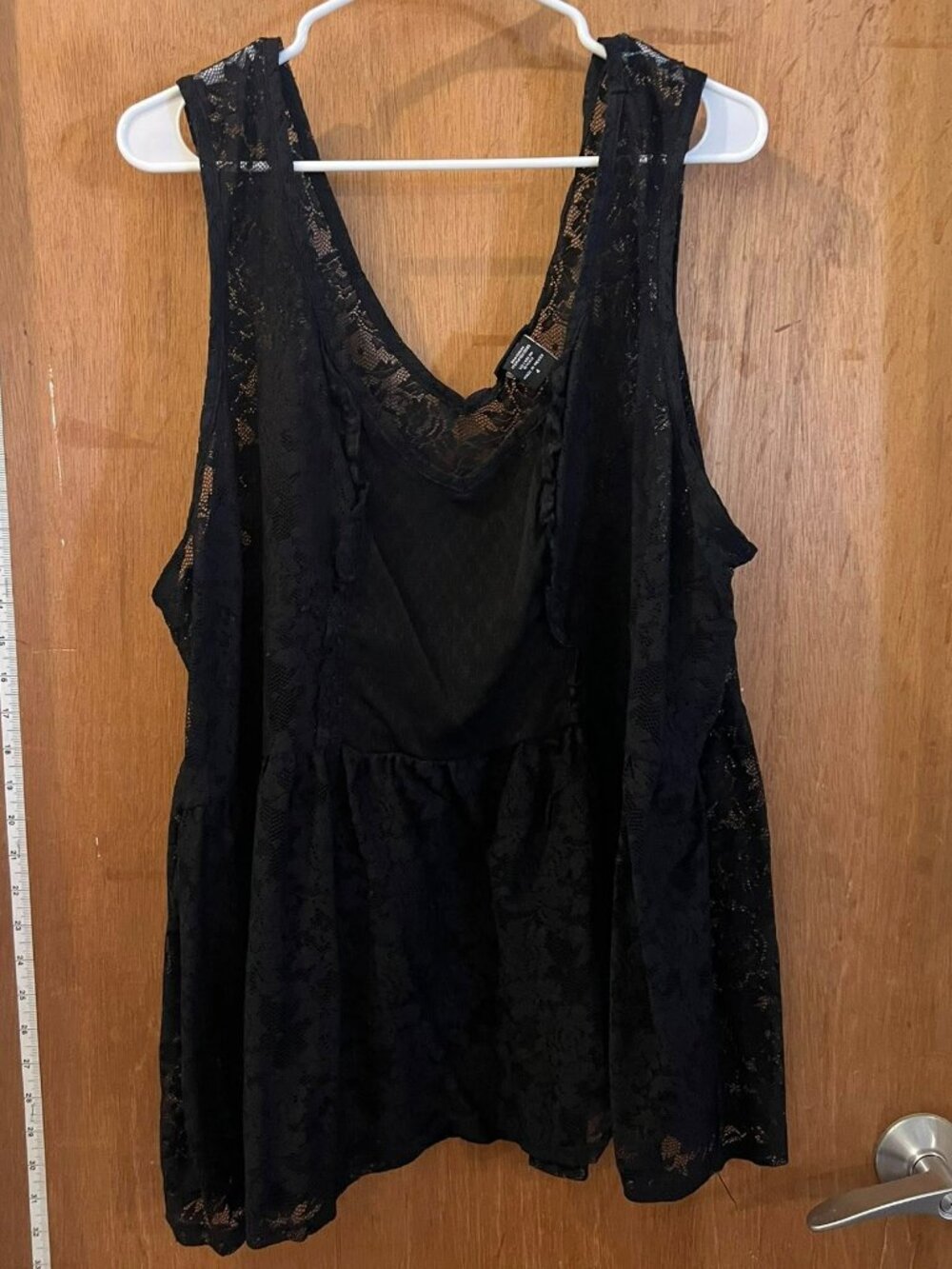 🐻Size 4(4X) - Torrid - Black Lace Camisole